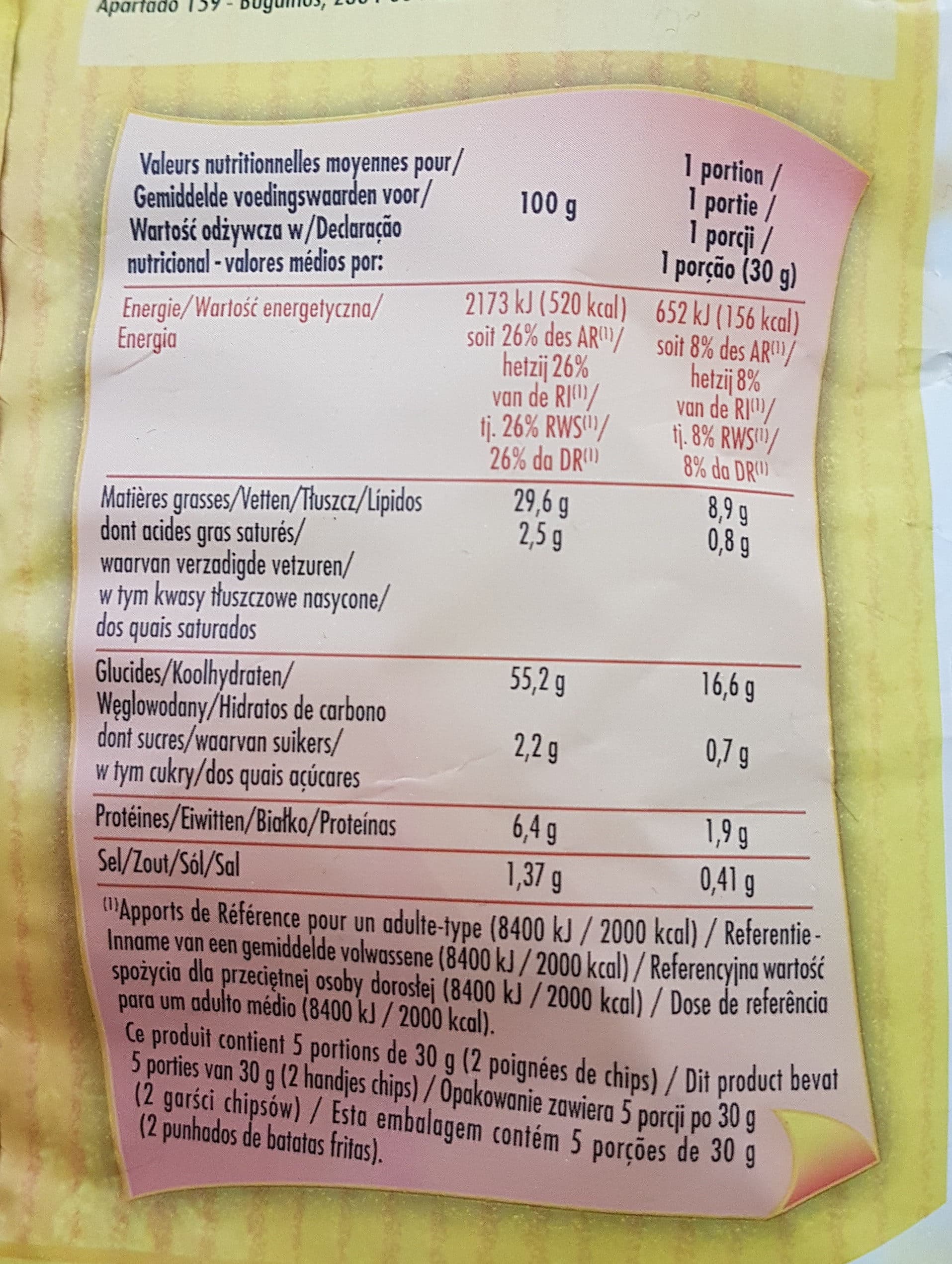 Bouton d'or Chips campagnardes saveur crème/oignons/lardons packshot