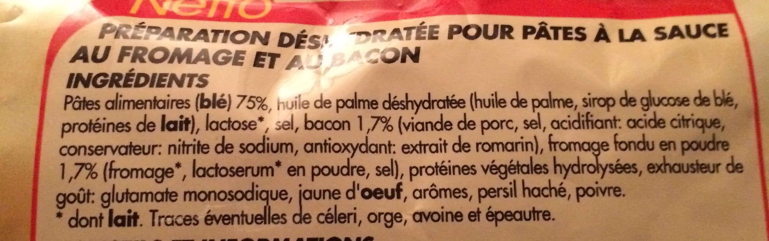 Netto Fettuccine a la carbonara packshot