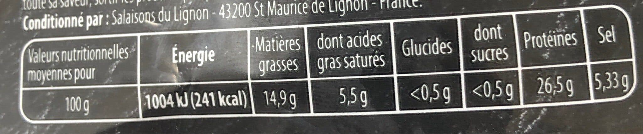 Monique ranou La Chiffonnade, Jambon Sec, La Barquette De 100g packshot