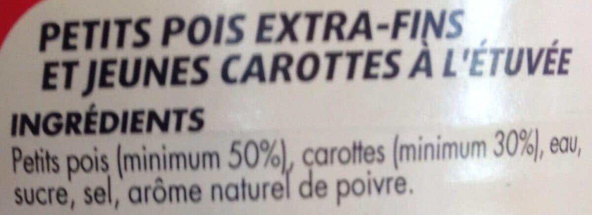 Netto Petits pois extra fins carottes - 530g packshot