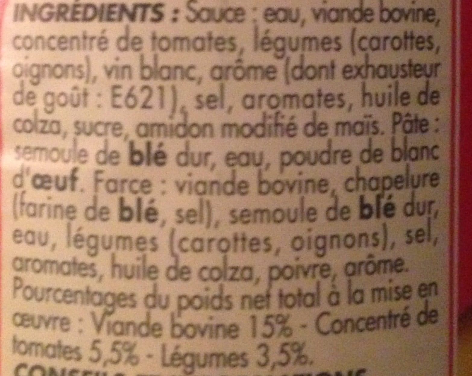 Netto Ravioli Bolognaise 800g packshot