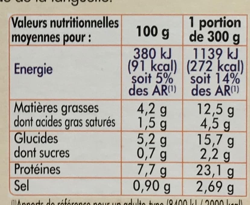 Les Mousquetaires Saumon et torsades - sauce à l'oseille packshot