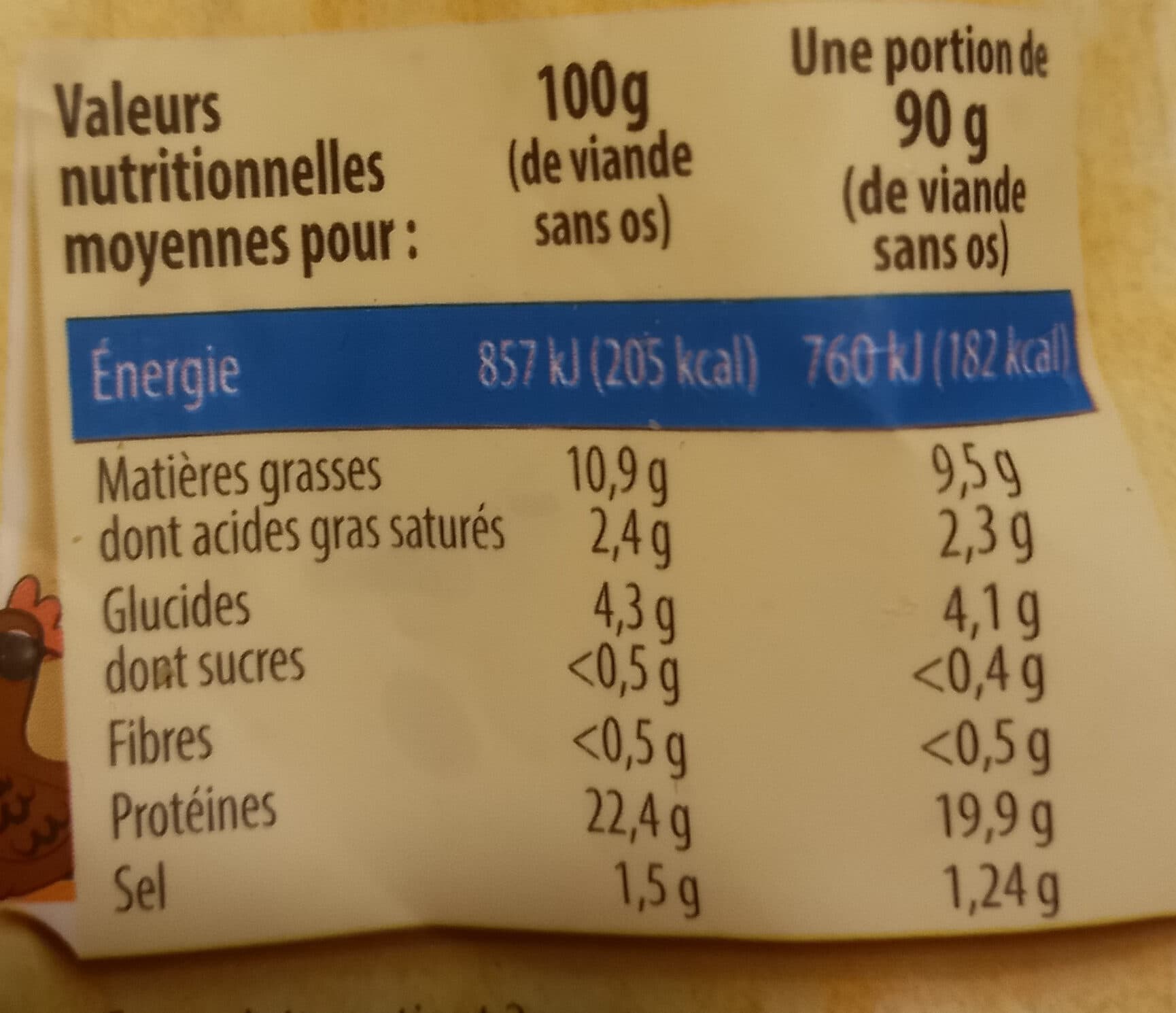 Volaé Grignottes de poulet rôties packshot