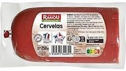 Monique ranou Cervelas 250g massif trad packshot