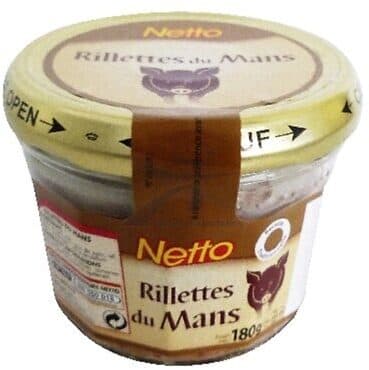 Netto VERRINE Rillettes du Mans packshot