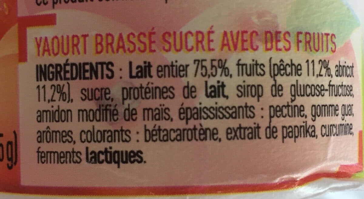 Netto Yaourt peche abricot 4 x125 gr packshot