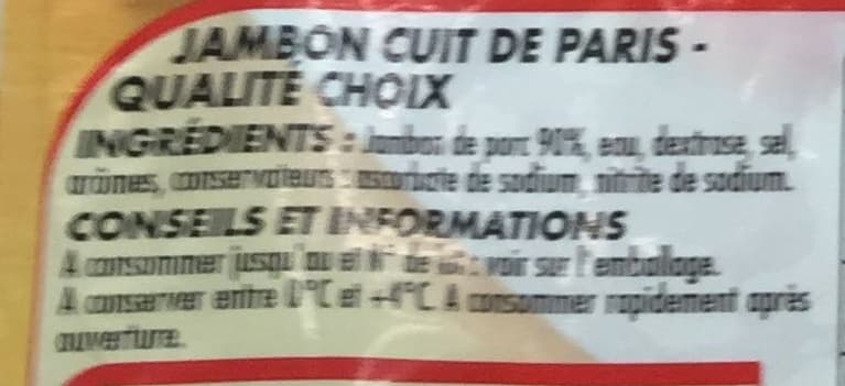Netto Jambon paris choix dd 8t 360g packshot