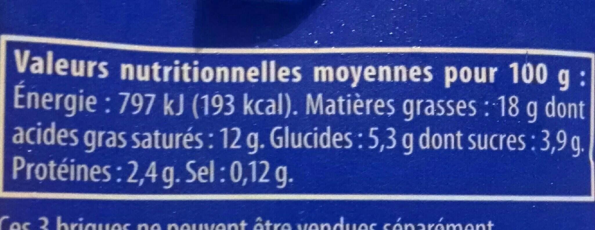 Pâturages Crème légère semi-épaisse. packshot