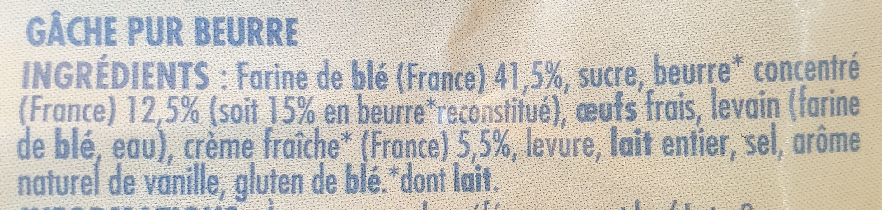 Itineraire de nos regions Gâche vendéenne à la crème fraîche et pur beurre packshot
