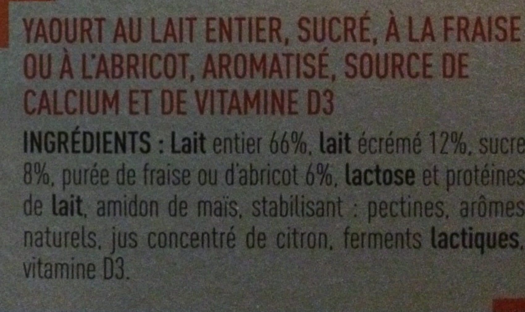 Netto P'TIT POCKET - GOURDE YAOURT 6X90G - fraise, abricot packshot