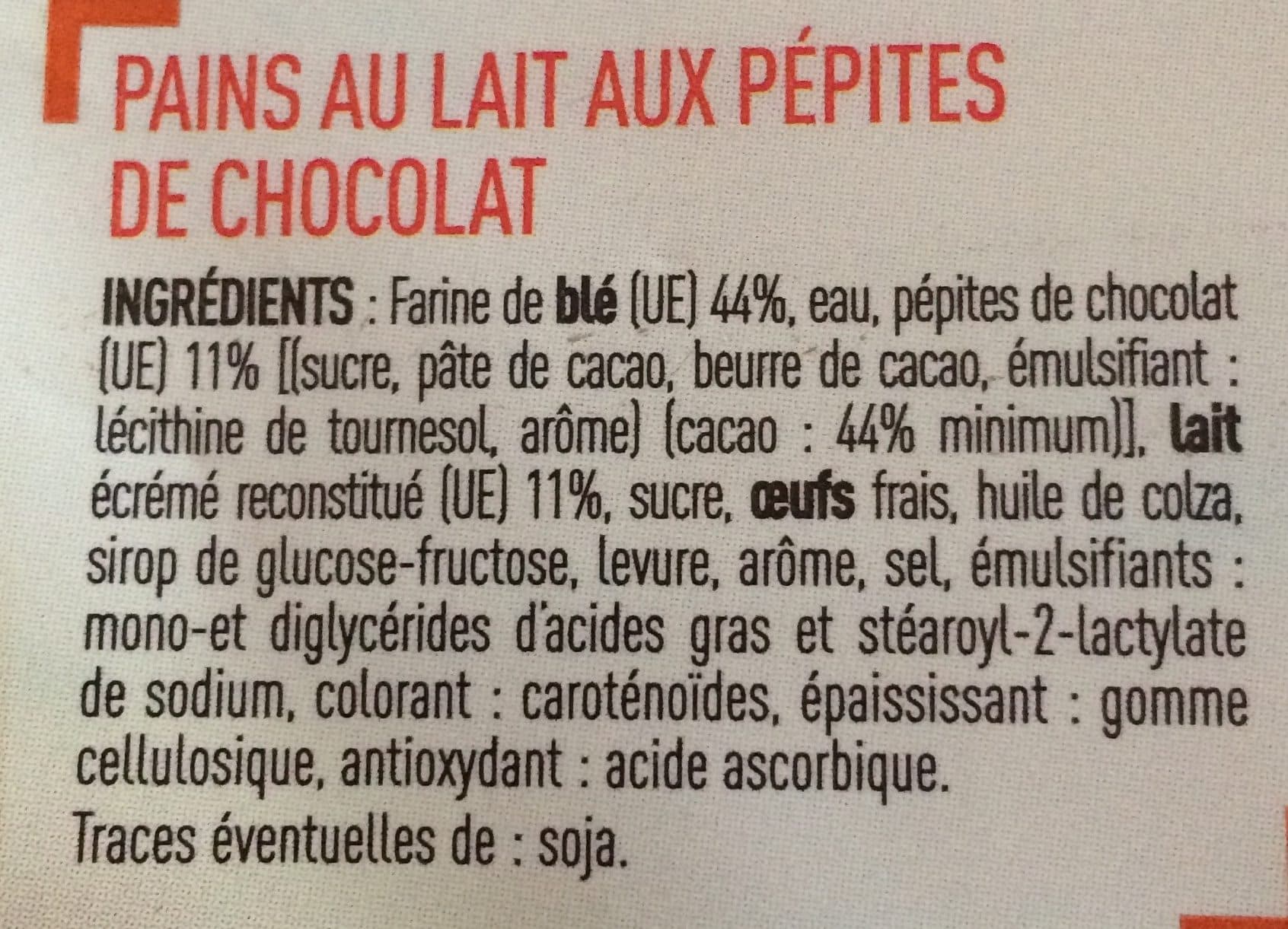 Netto Pains au lait aux pépites de chocolat *10 350g packshot
