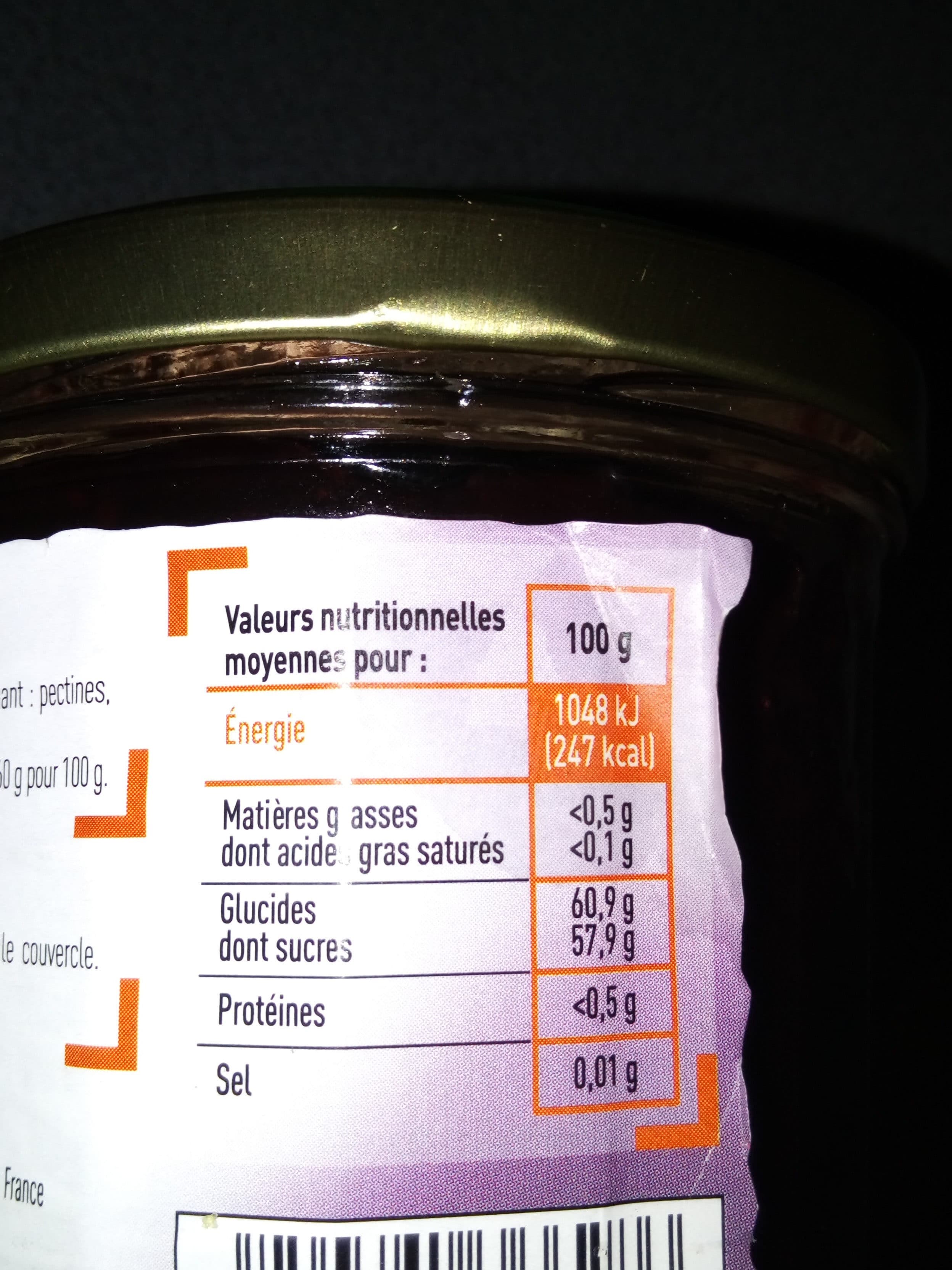 Netto CONFITURE EXTRA de mûres 50% fruits packshot