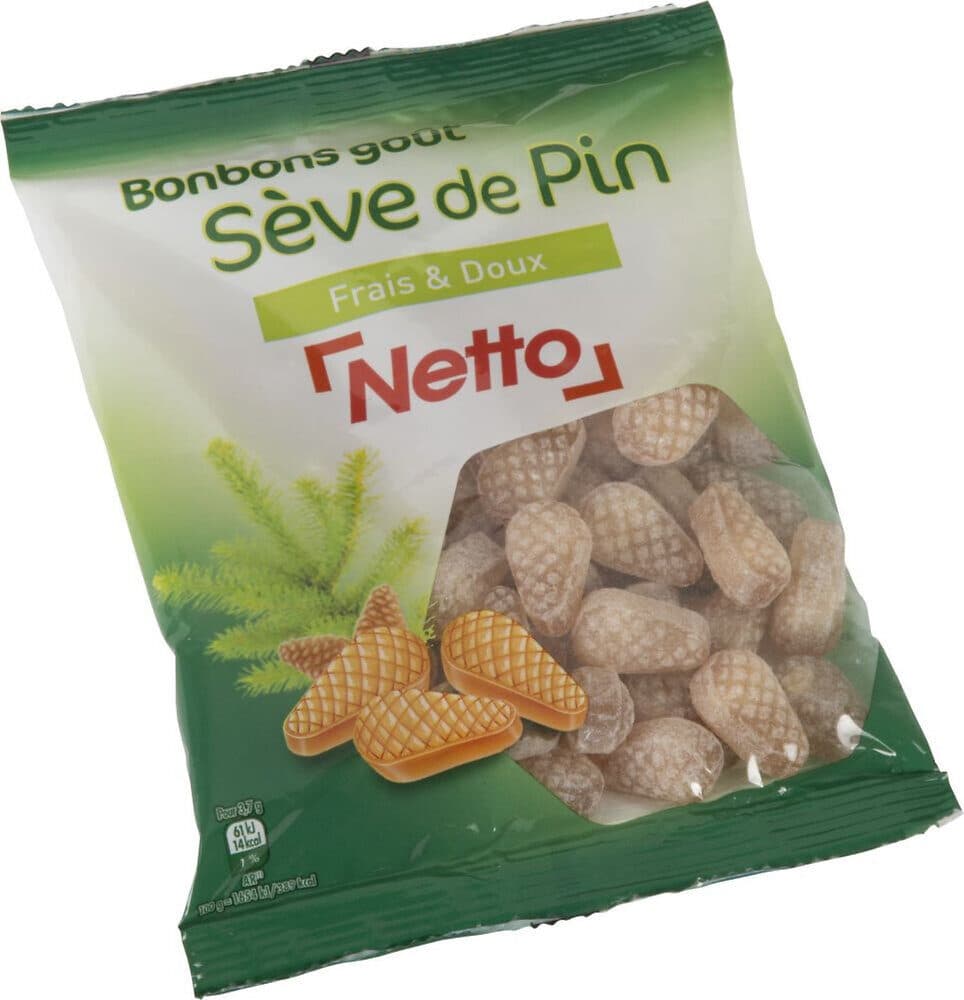 Netto Bonbons goût sève de pin - 200g packshot