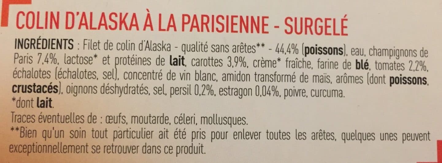 Netto Colin d'Alaska à la parisienne MSC 450g packshot