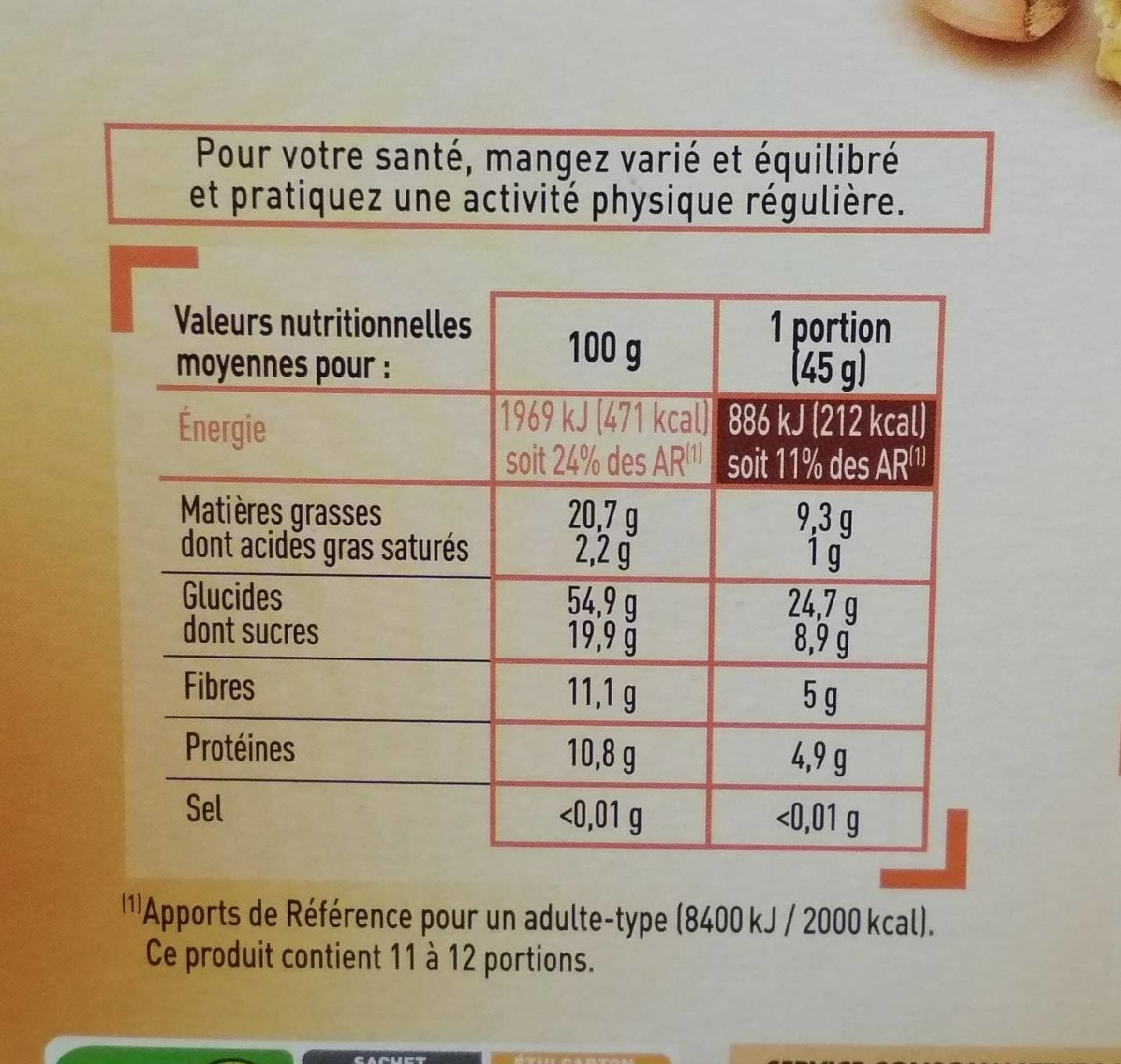Netto Muesli croustillant aux noix packshot
