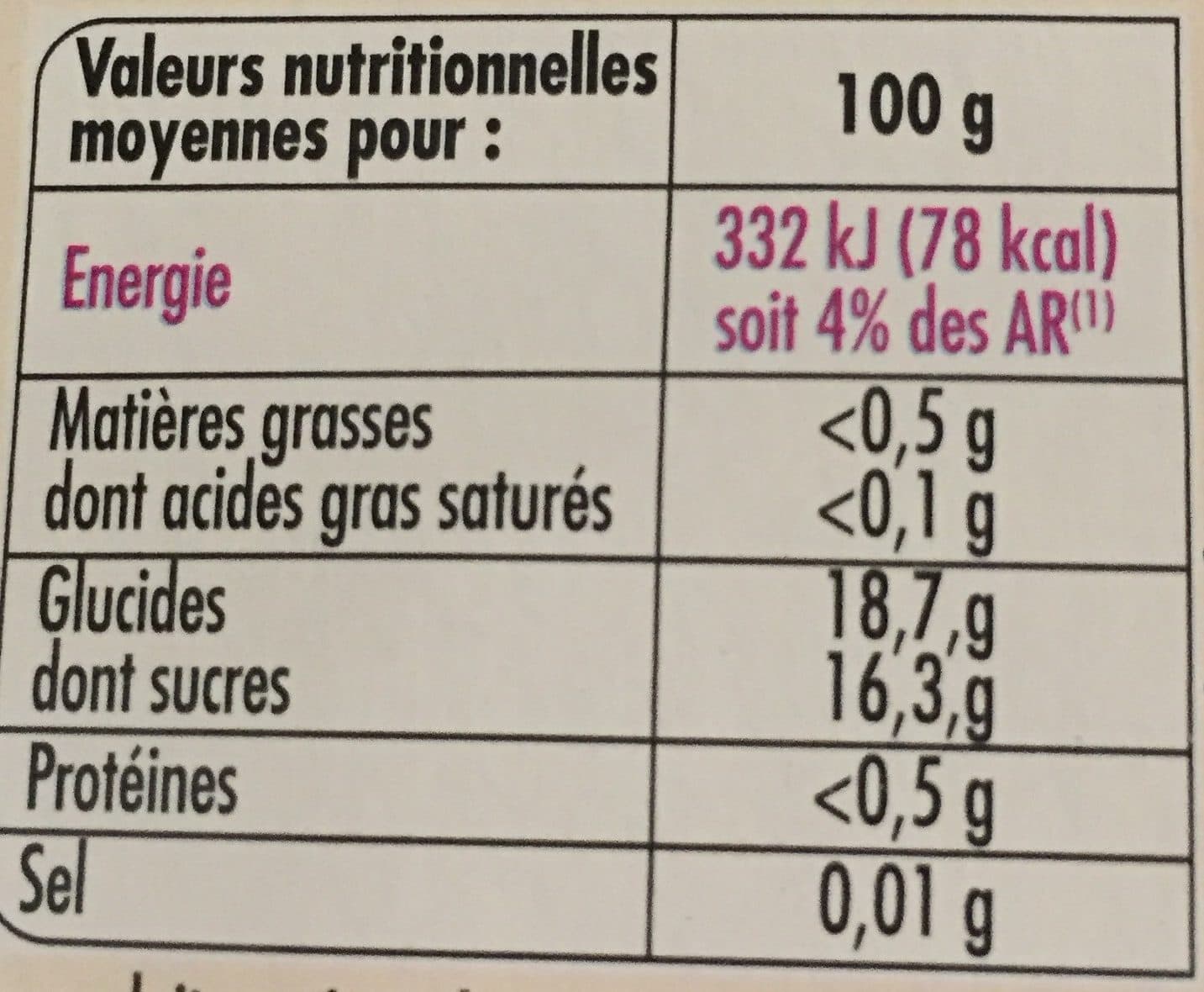 Netto COUPELLES Spécialité de fruits Pommes mangues passion - 4 x 100 g packshot