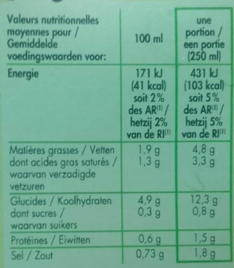 Saint Éloi Veloute epinards artichauts 1l packshot