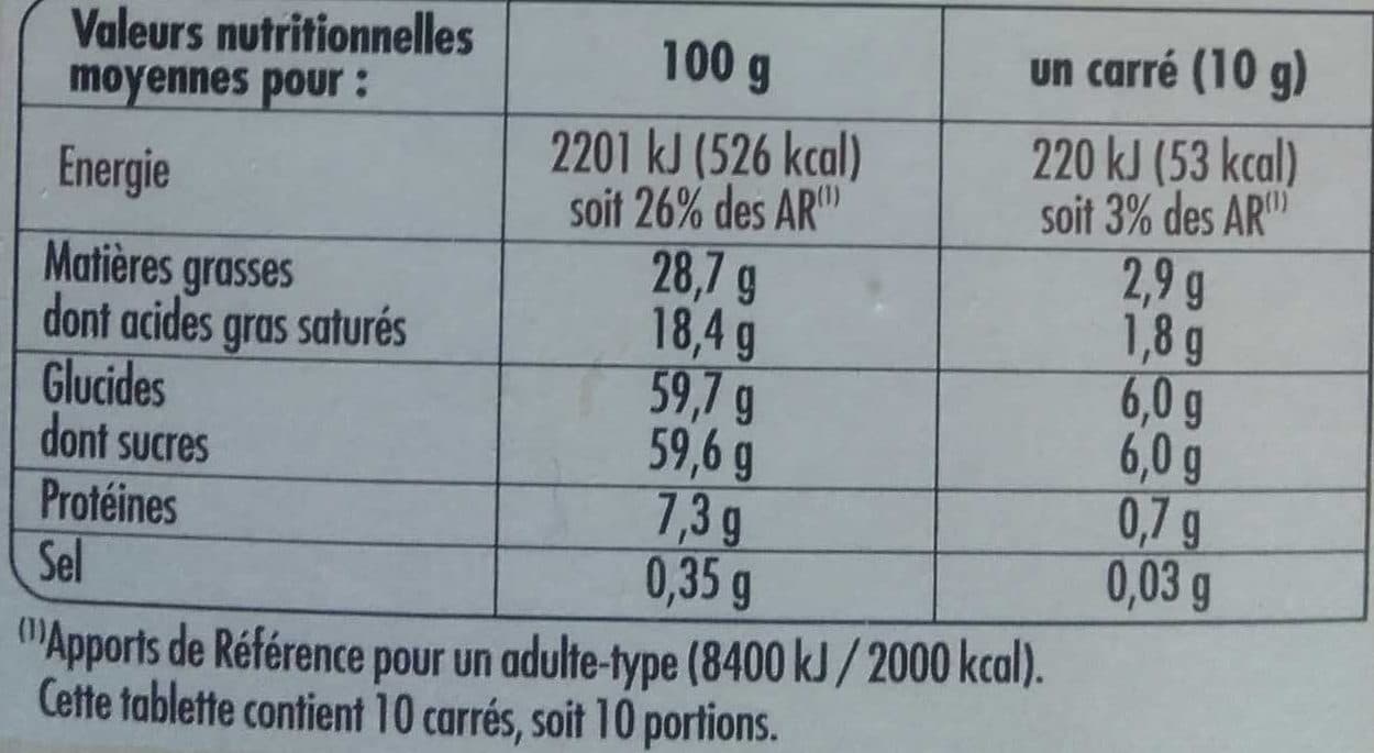 Netto Tablette dégustation chocolat au lait aux éclats de caramel et à la pointe de sel - 100g packshot