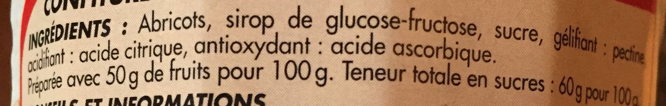 Netto CONFITURE EXTRA d'abricots 50% fruits packshot
