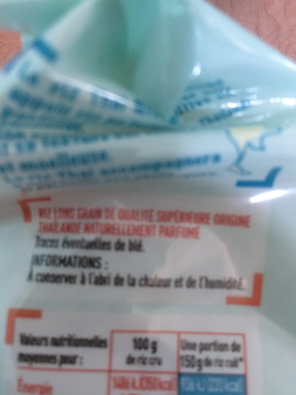 Netto Riz Thaï naturellement parfumé sachet packshot