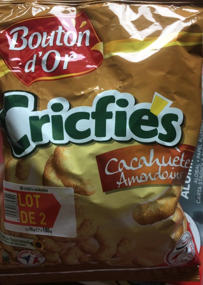 Bouton d'Or Cricfiés cacahuete packshot