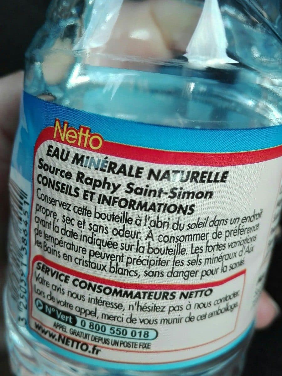 Aix Eau minérale naturelle Aix les bains packshot