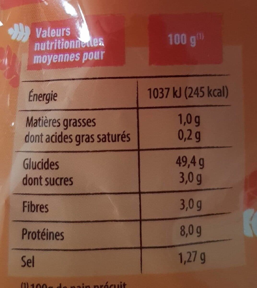 Chabrior Demi baguettes précuites packshot