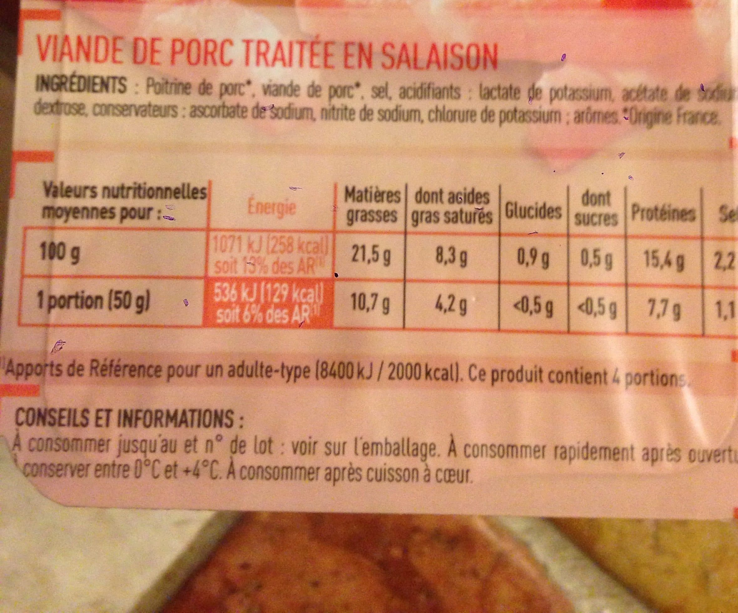 Netto lardons packshot