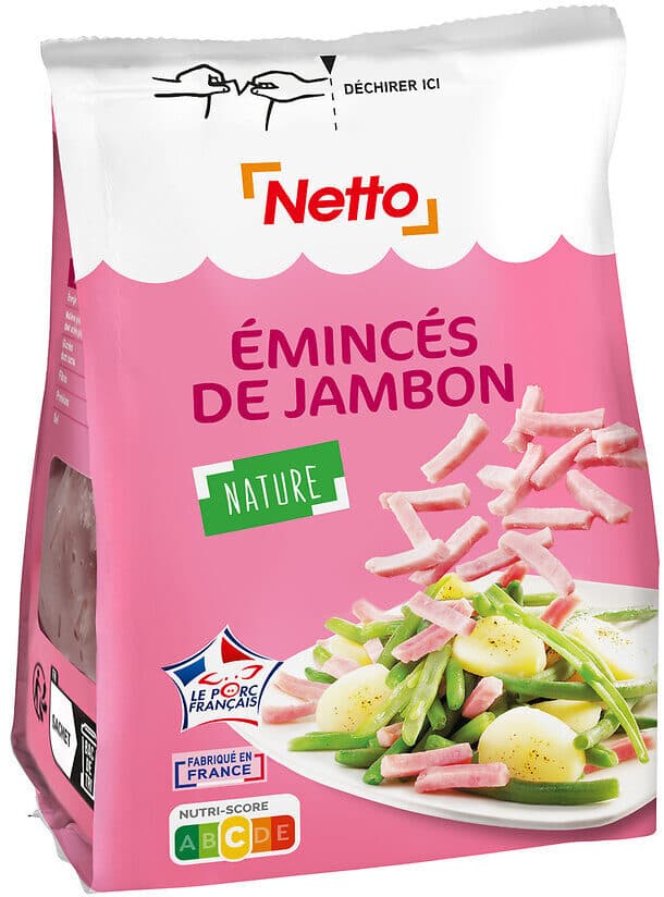 Netto EMINCES JAMBON CHOIX 200g NETTO (ex TSR) packshot