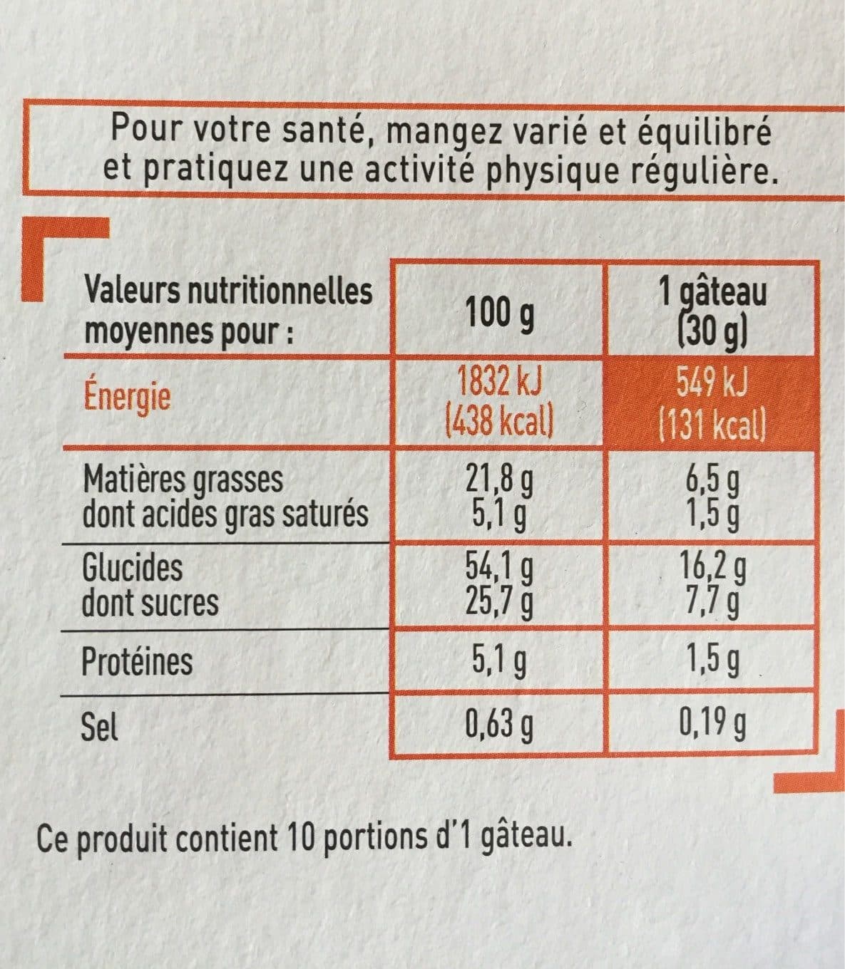 Netto Snack Pépit' - aux pépites de chocolat x10 packshot