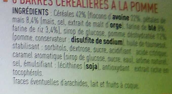 Netto Barres céréalières à la pomme x6 - 125 g packshot