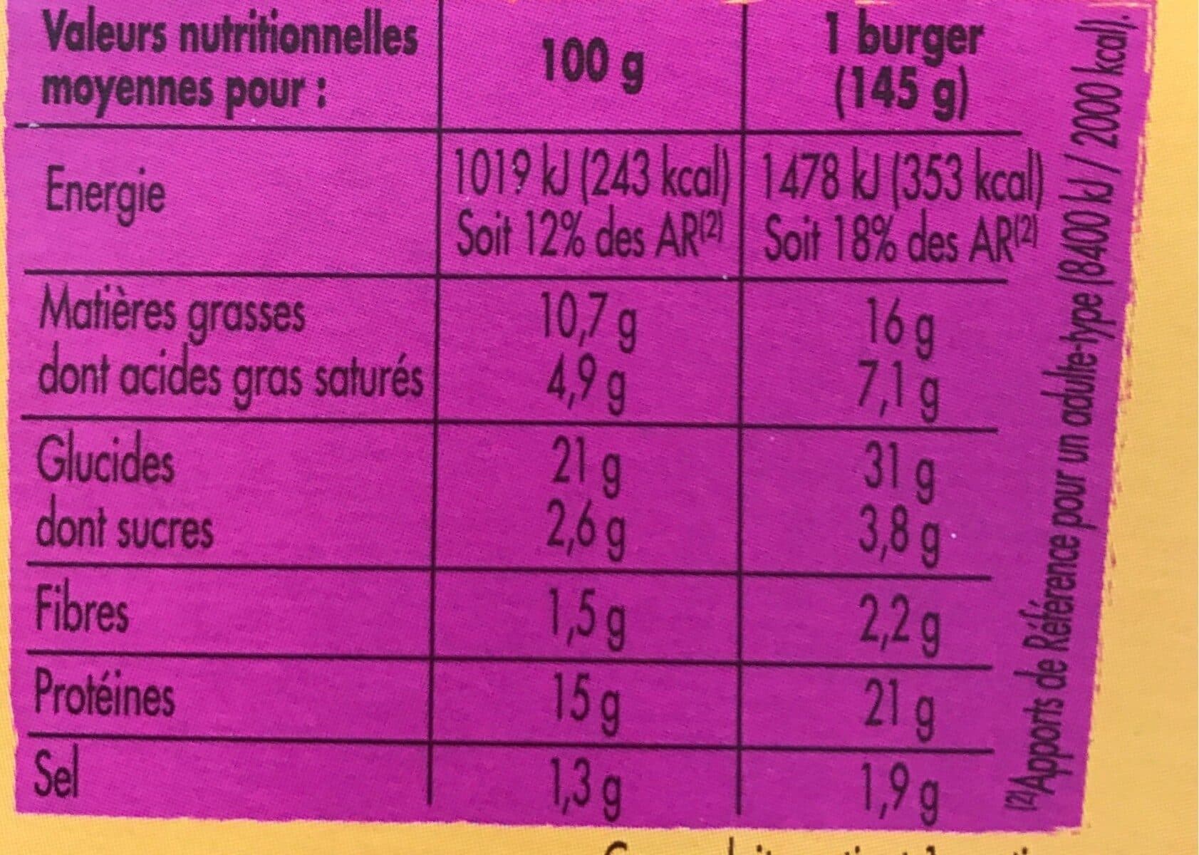 Monique ranou Cheeseburger - 145g packshot
