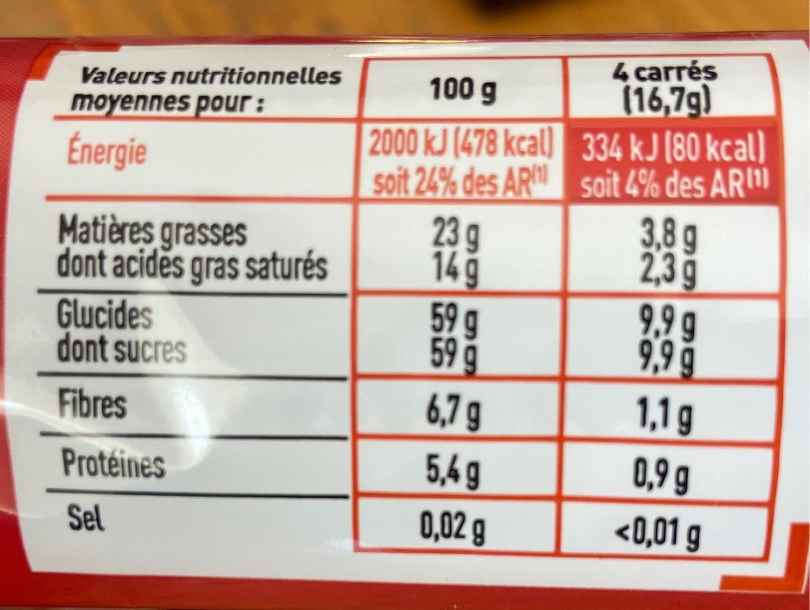 Netto Tablette lot nu chocolat noir - 5x100g packshot
