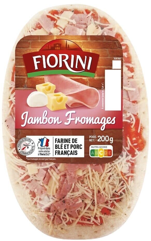Fiorini Pizza 200g - jambon fromages packshot
