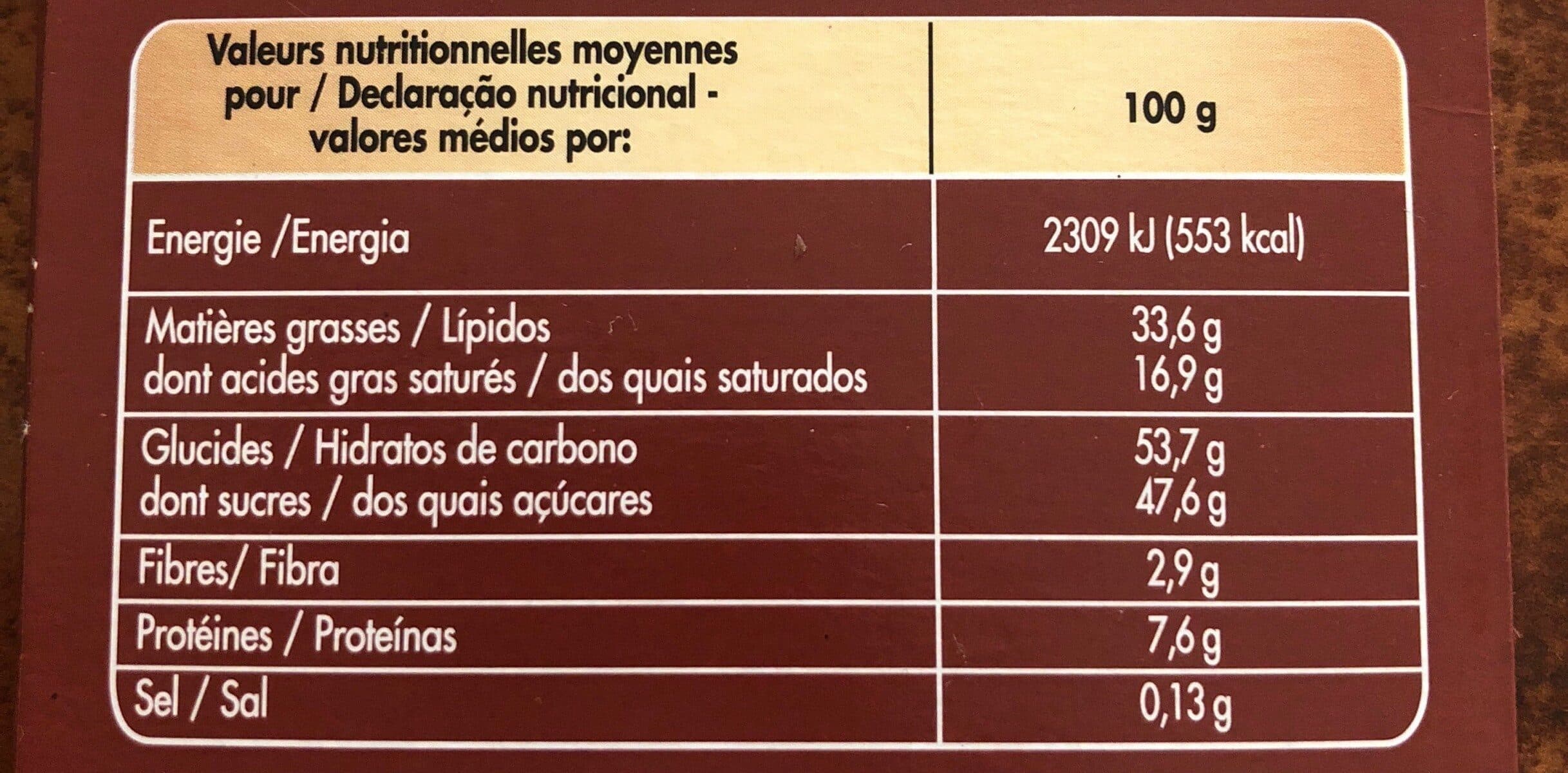 Ivoria Tablette fourrée chocolat au lait praliné - 150g packshot