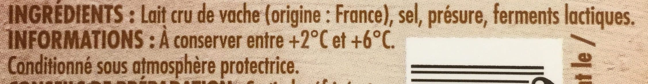 Itinéraire des Saveurs Raclette de savoie igp au lait cru 400g packshot
