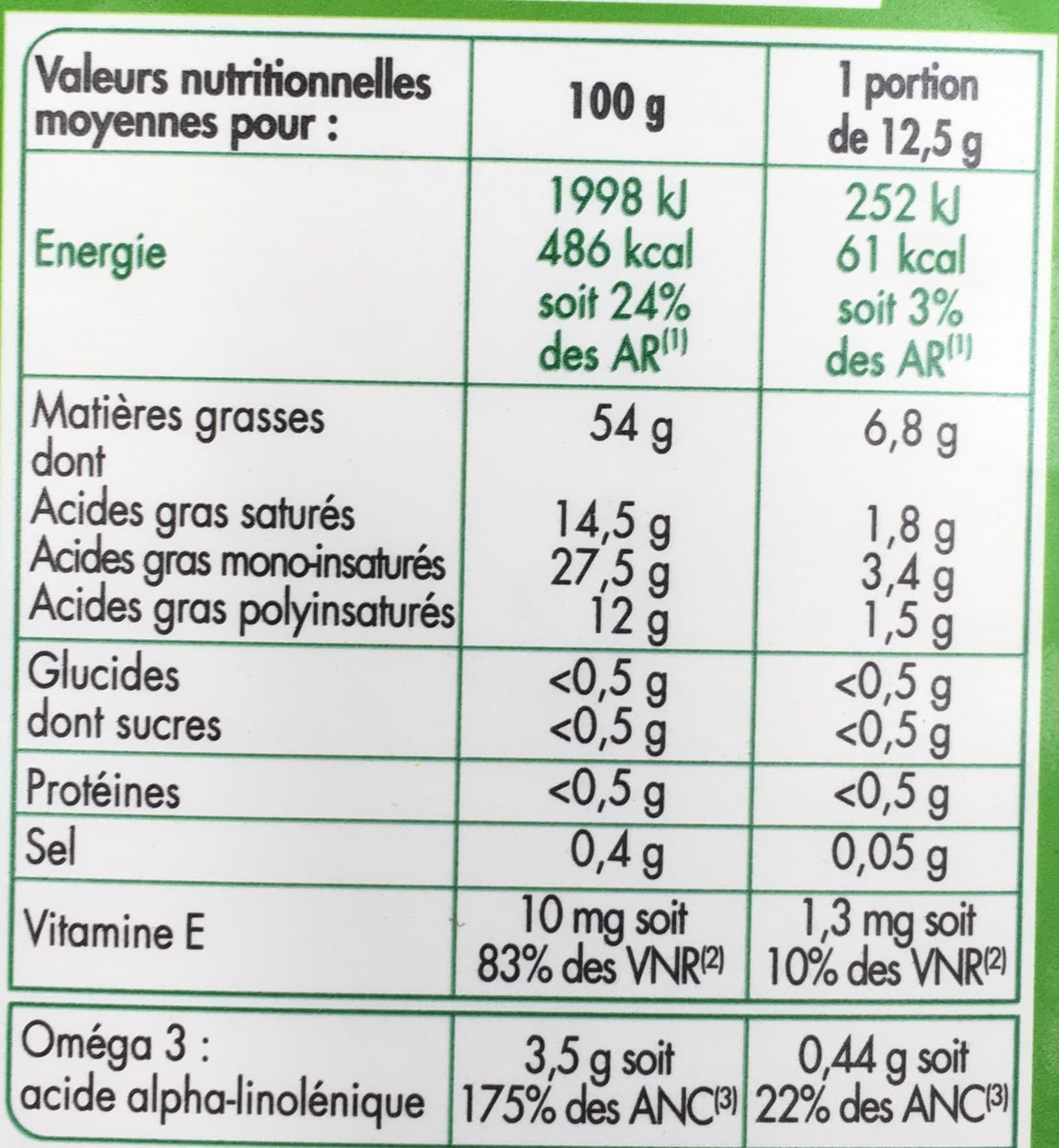 Netto Margarine omega 3 54% bq 500g packshot