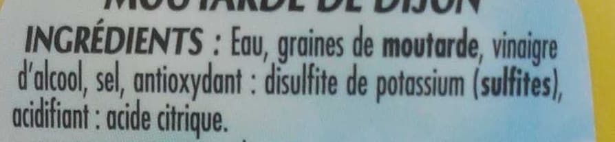 Bouton d'or La moutarde de dijon, forte packshot