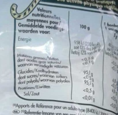 Elodie Plaisir Léger sans sucres à la réglisse packshot