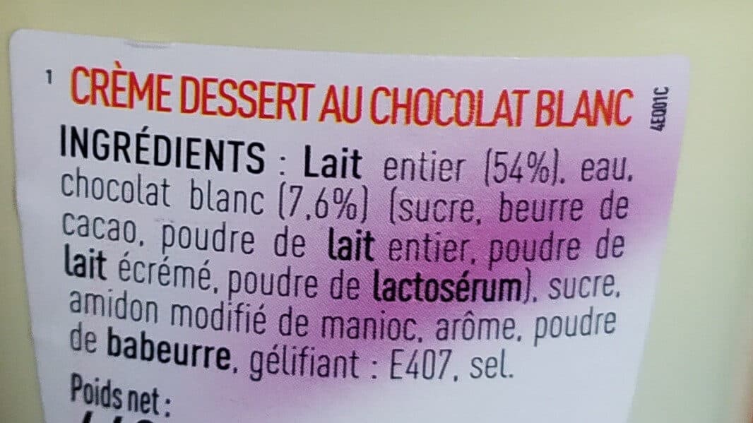 Netto Cd chocolat blanc netto 4x115g packshot