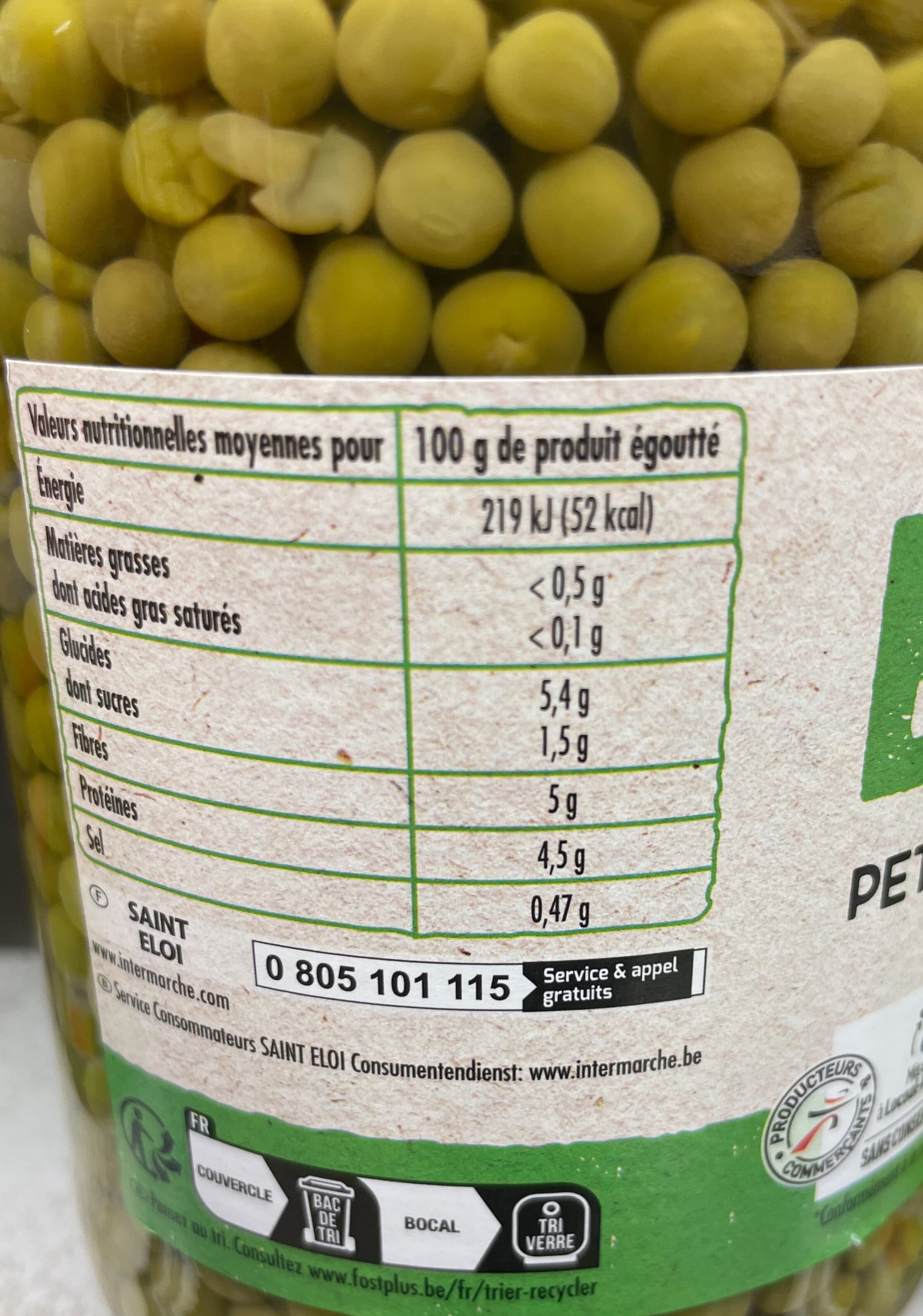 Saint Eloi Petits pois Bio packshot