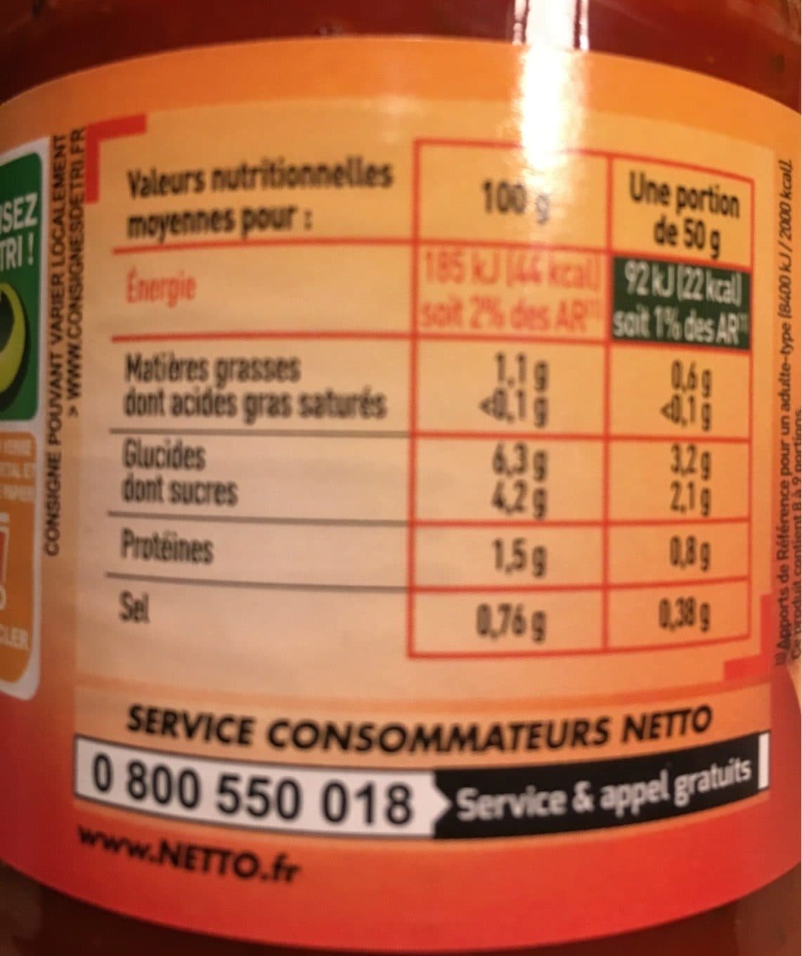 Netto Netto sauce napolitaine 420g packshot