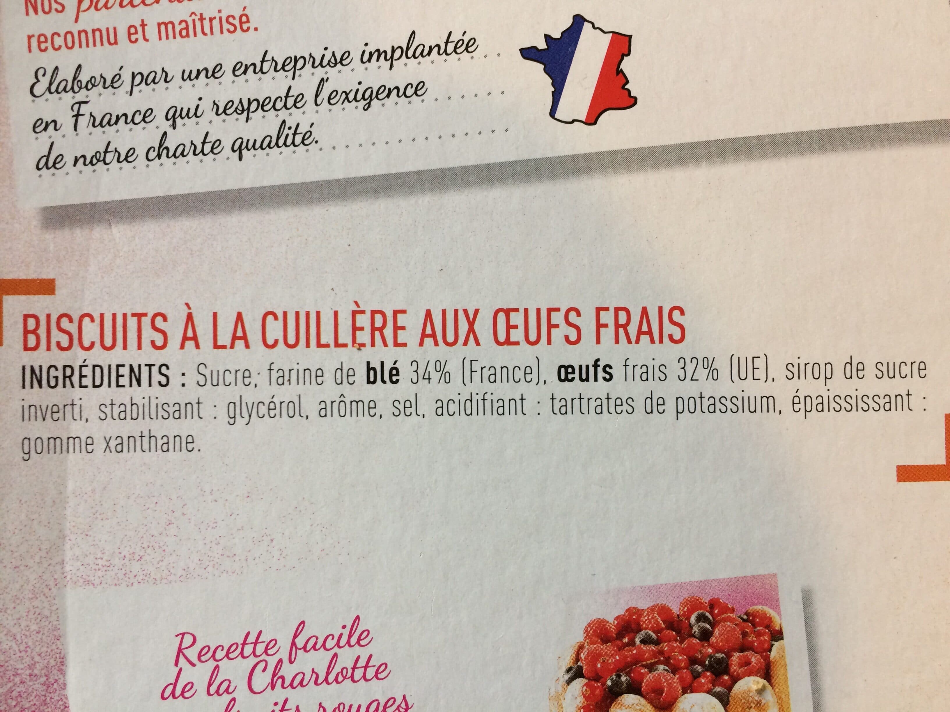 Netto Biscuits cuillers aux oeufs frais packshot