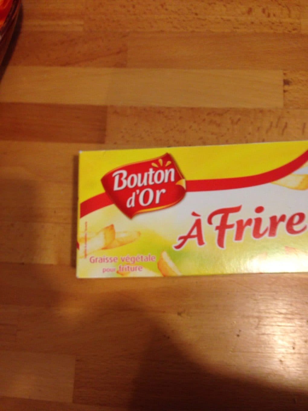 Bouton d'or Graisse a frire 100% 2x500g packshot