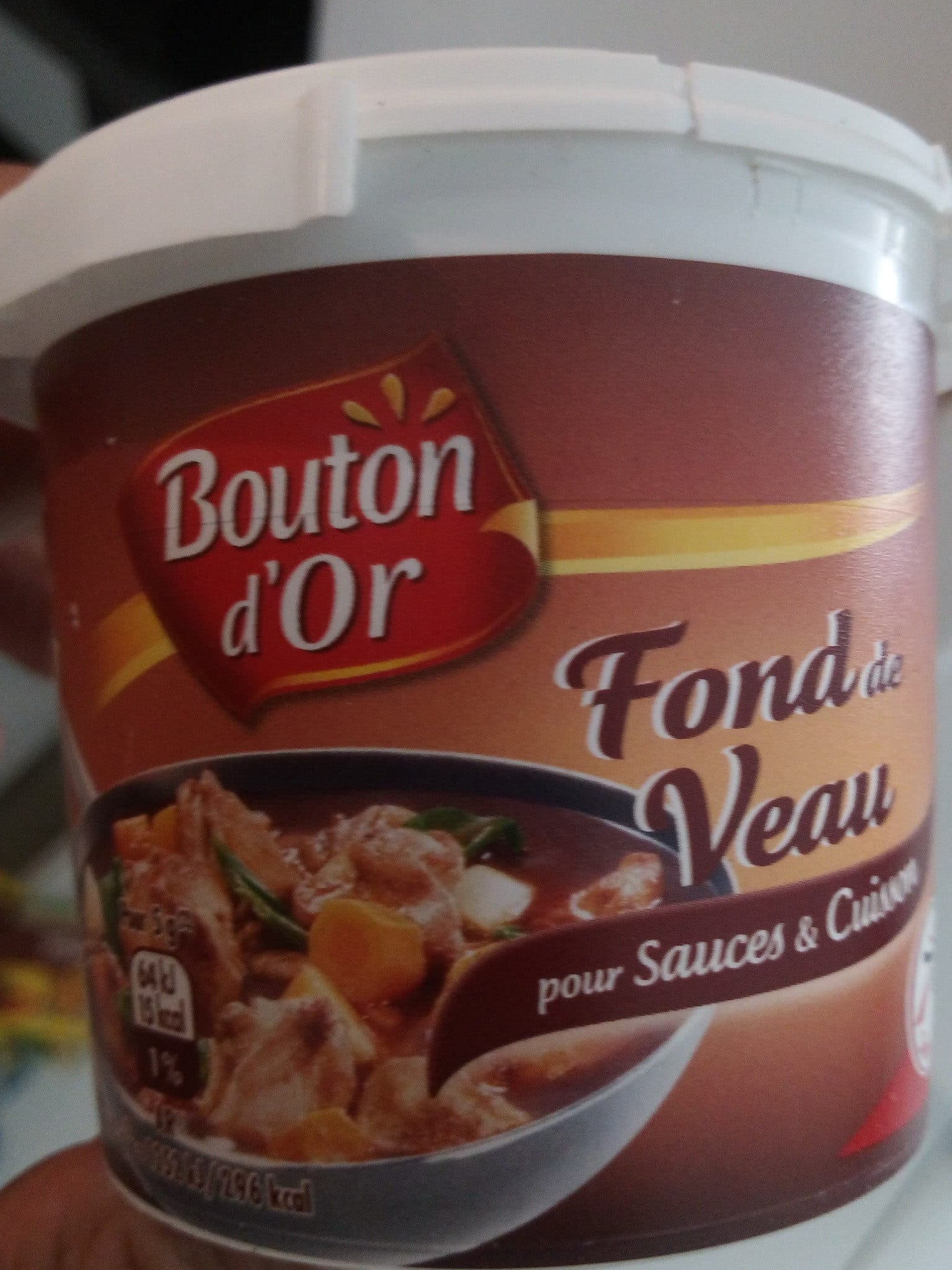 Bouton d'or Fond de veau packshot