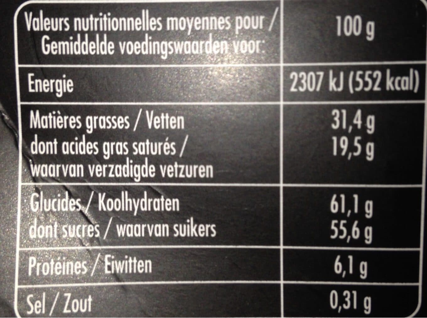 Intermarche Les Succulent - Chocolat blanc éclats de spéculoos packshot