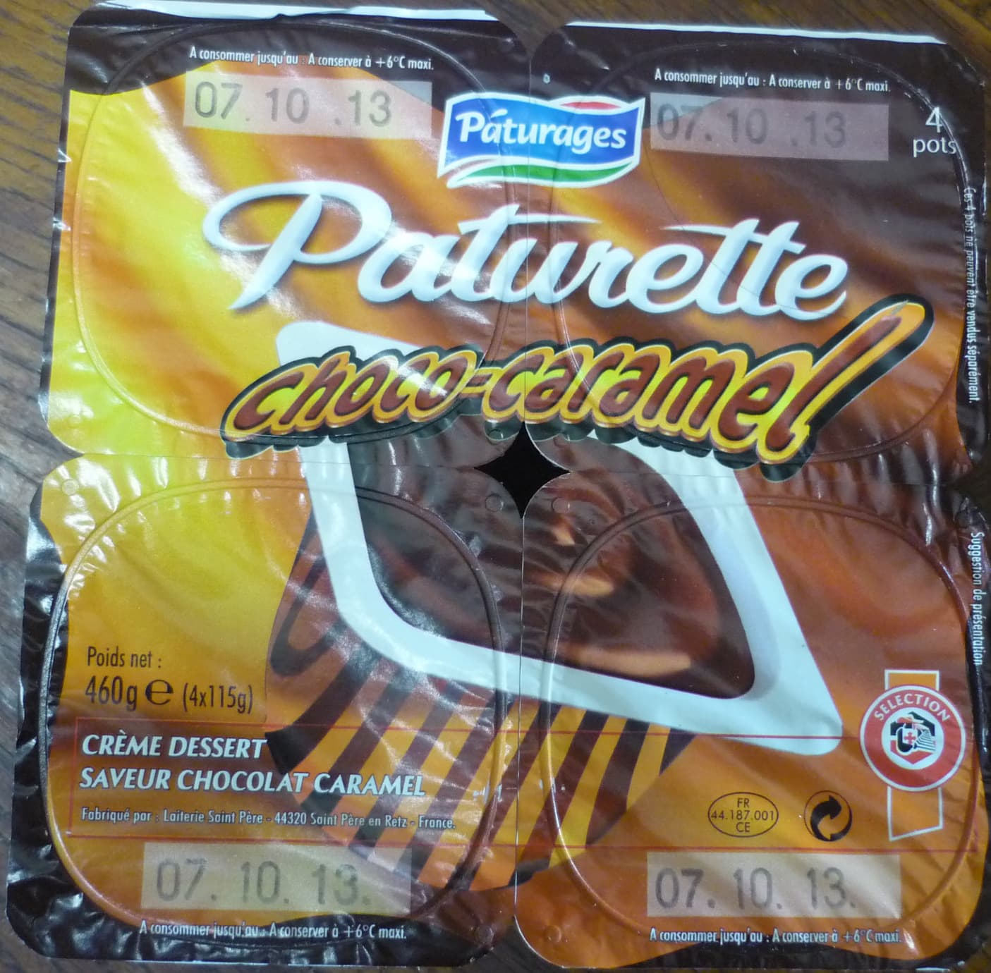 Intermarché Paturette Choco-Caramel packshot