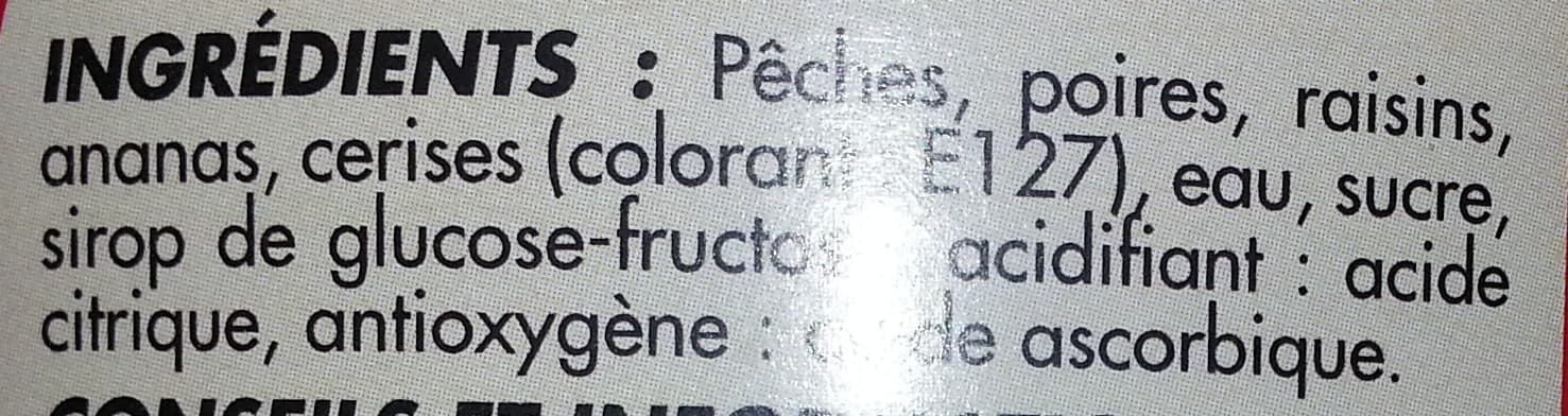 Netto Cocktail 4 fruits au sirop léger - boîte 4/4 packshot