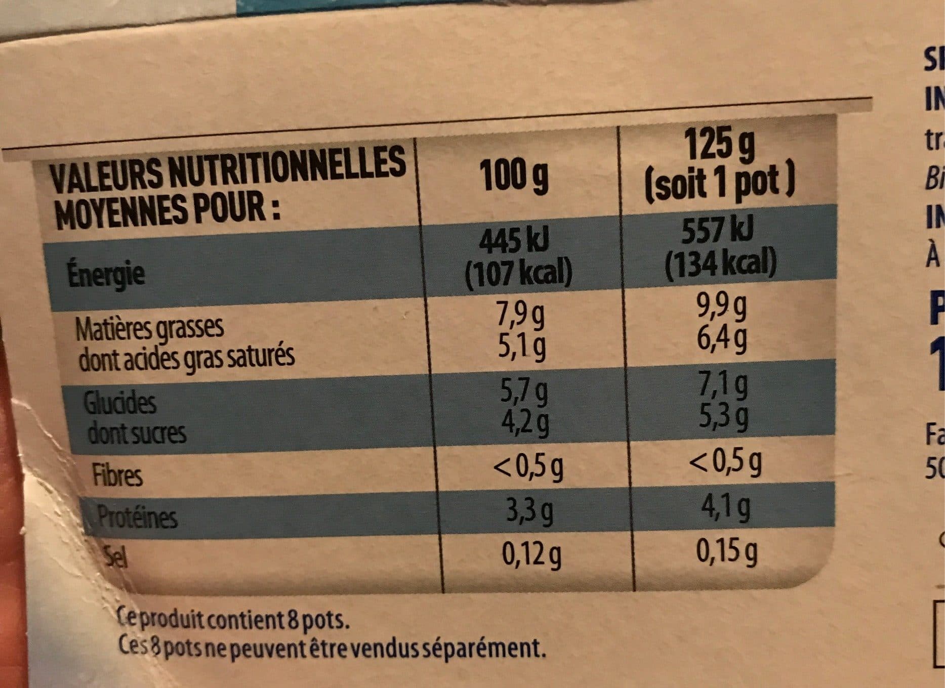 Paturages Douceur de lait nature packshot