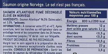 Netto Saumon fumé Norvège - 75g packshot